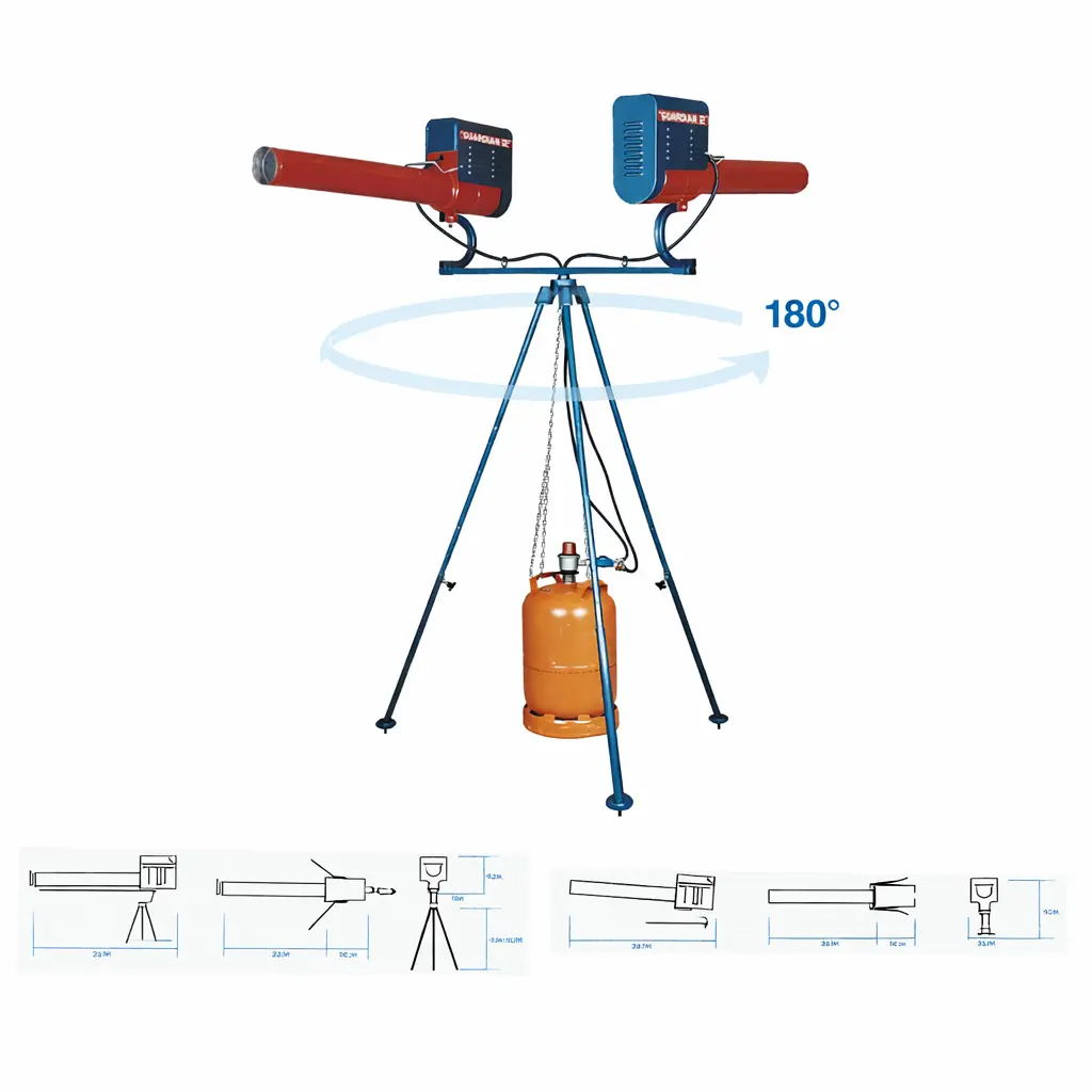 Guardian 2 Rotative Doble-Canhão a Gas Guardian 2 Rotative Doble-Canhão a Gás