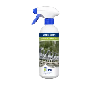 Repelente de aves em spray 500 ml para aplicação rápida