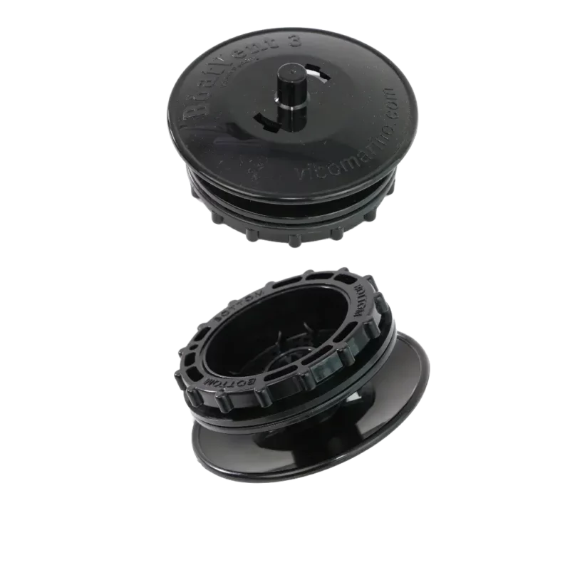 Suporte Boat Vent 3 compatível com Stop Gull Air, ideal para montagem em sistemas de ventilação de toldos náuticos