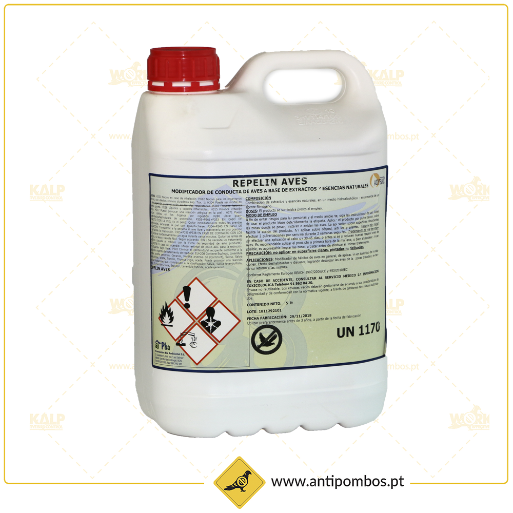 Repelente de Aves Liquido - 5 Lt